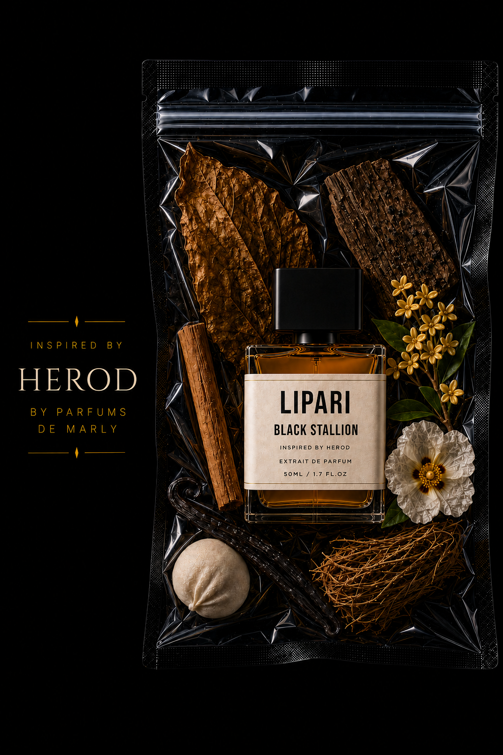 Black Stallion Inspired By Herod by De Marly