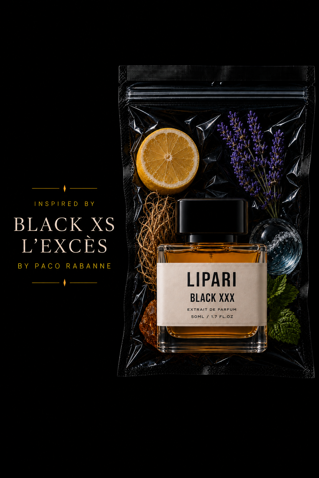 Black xXx Inspired By Black Xs I Exces By Paco Rabanne