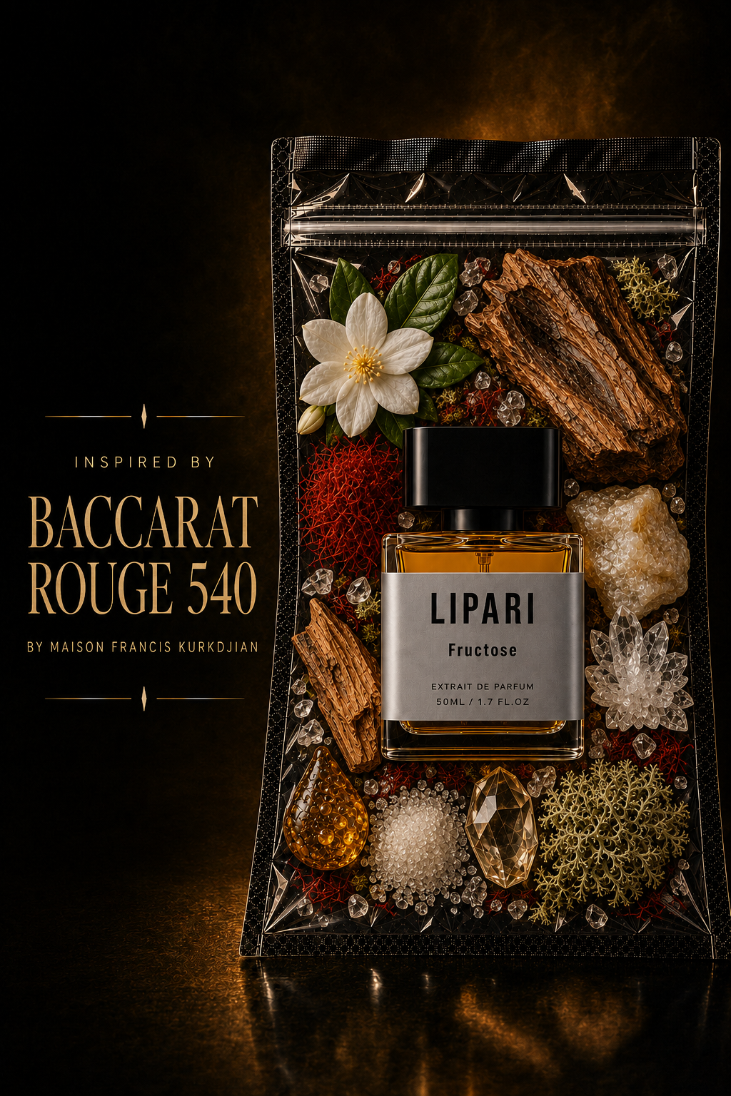 Fructose Inspired By Baccarat Rouge 540 Maison Francis Kurkdjian