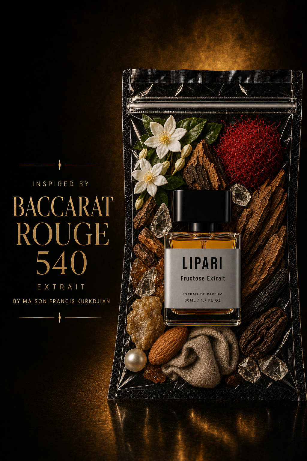 Fructose Extrait Inspired By Baccarat Rouge 540 Maison Extrait