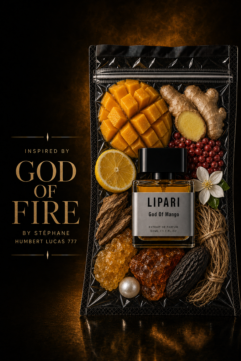 God Of Mango Inspired By God of Fire Stéphane Humbert Lucas 777