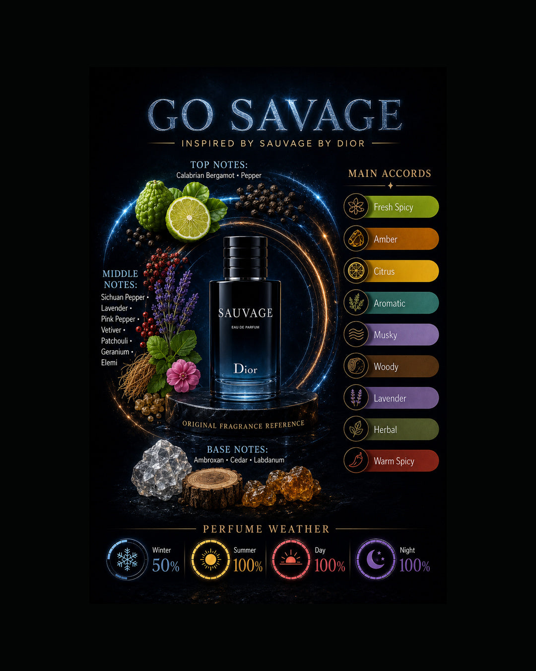 Go Savage Inspired By Sauvage By Dior