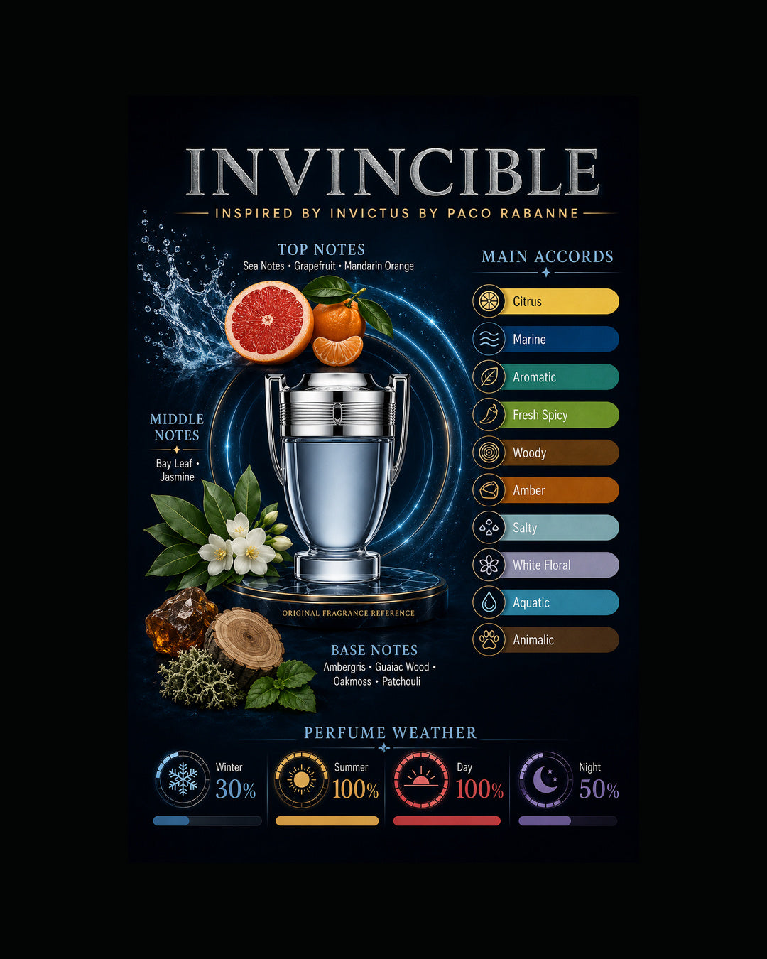 Invincible Inspired By Invictus By Paco Rabanne