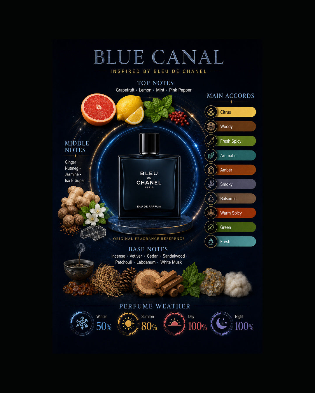 Blue Canal Inspired By Bleu de Chanel