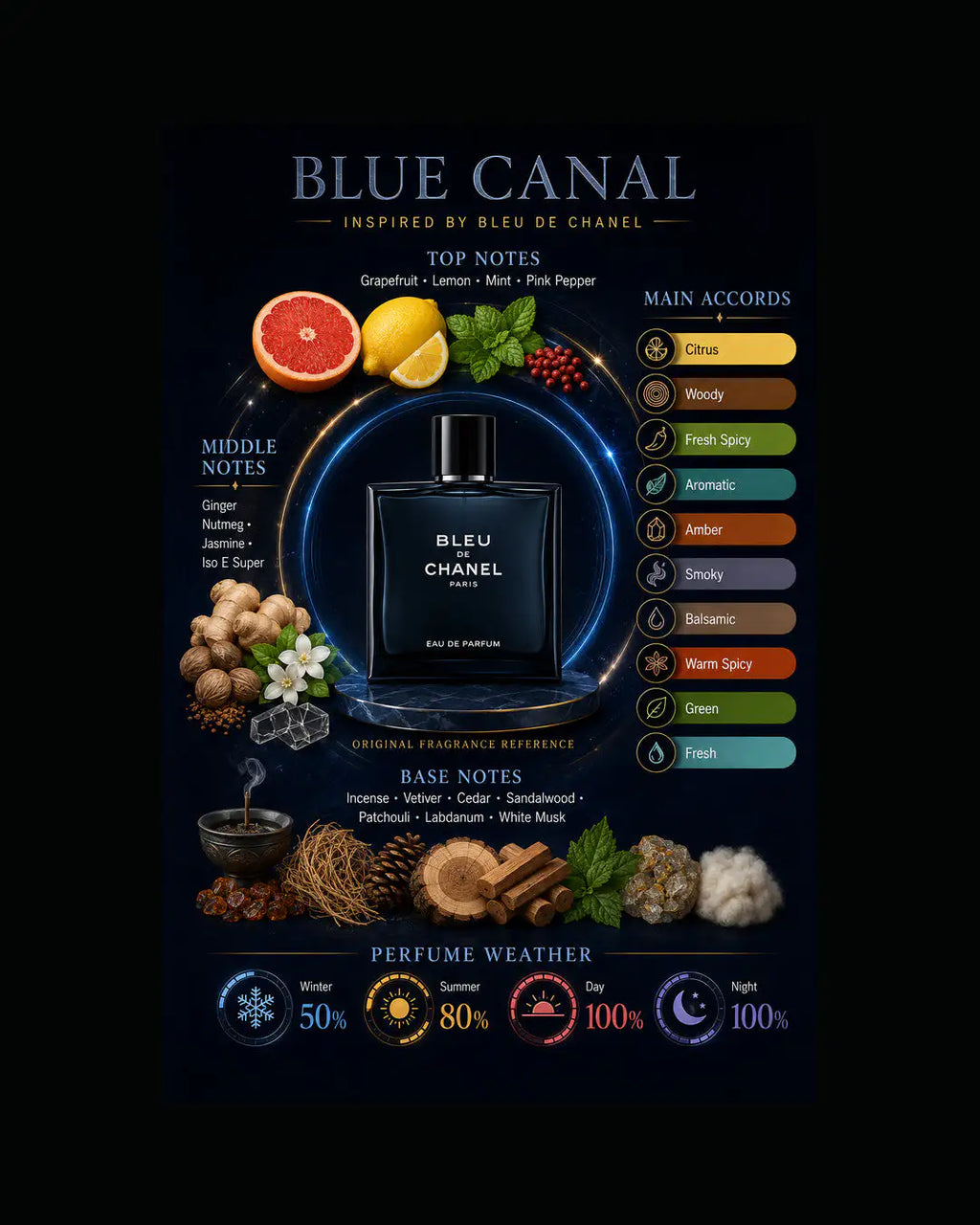 Blue Canal Inspired By Bleu de Chanel