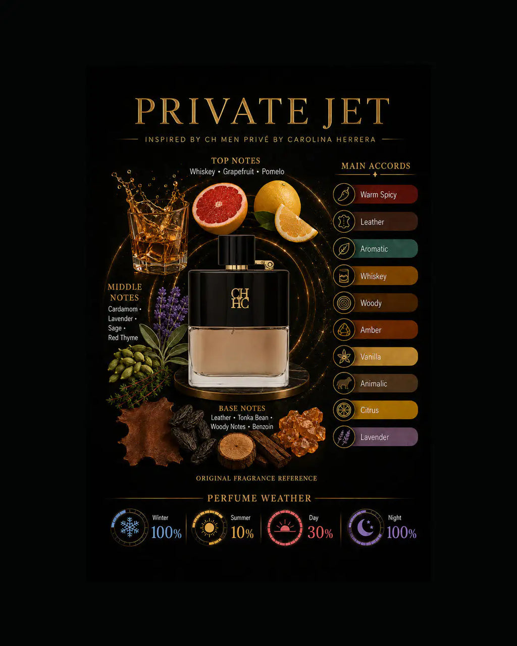 Private Jet Inspired By CH Prive By Carolina Herrera