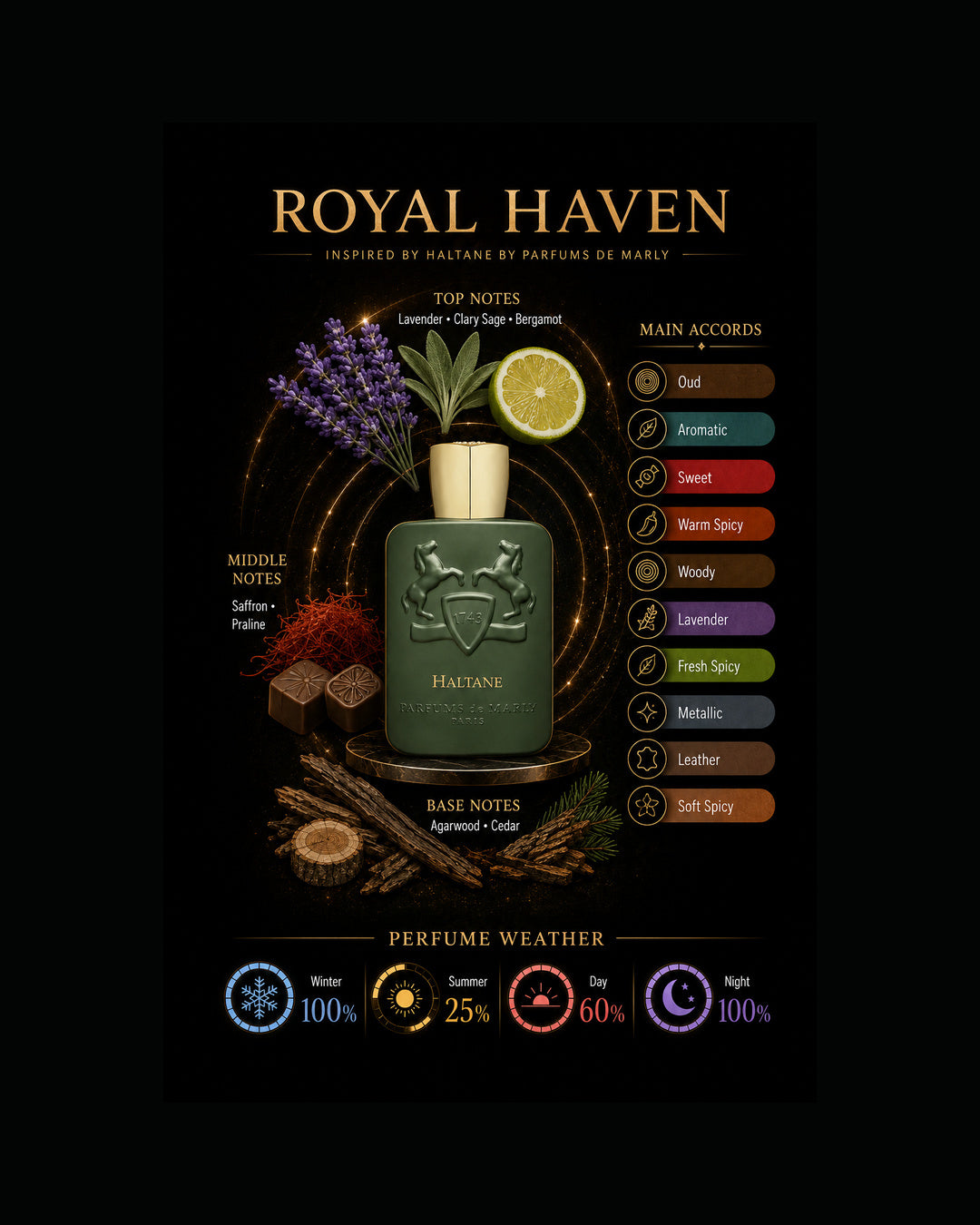Royal Haven Inspired By Haltane Parfums de Marly