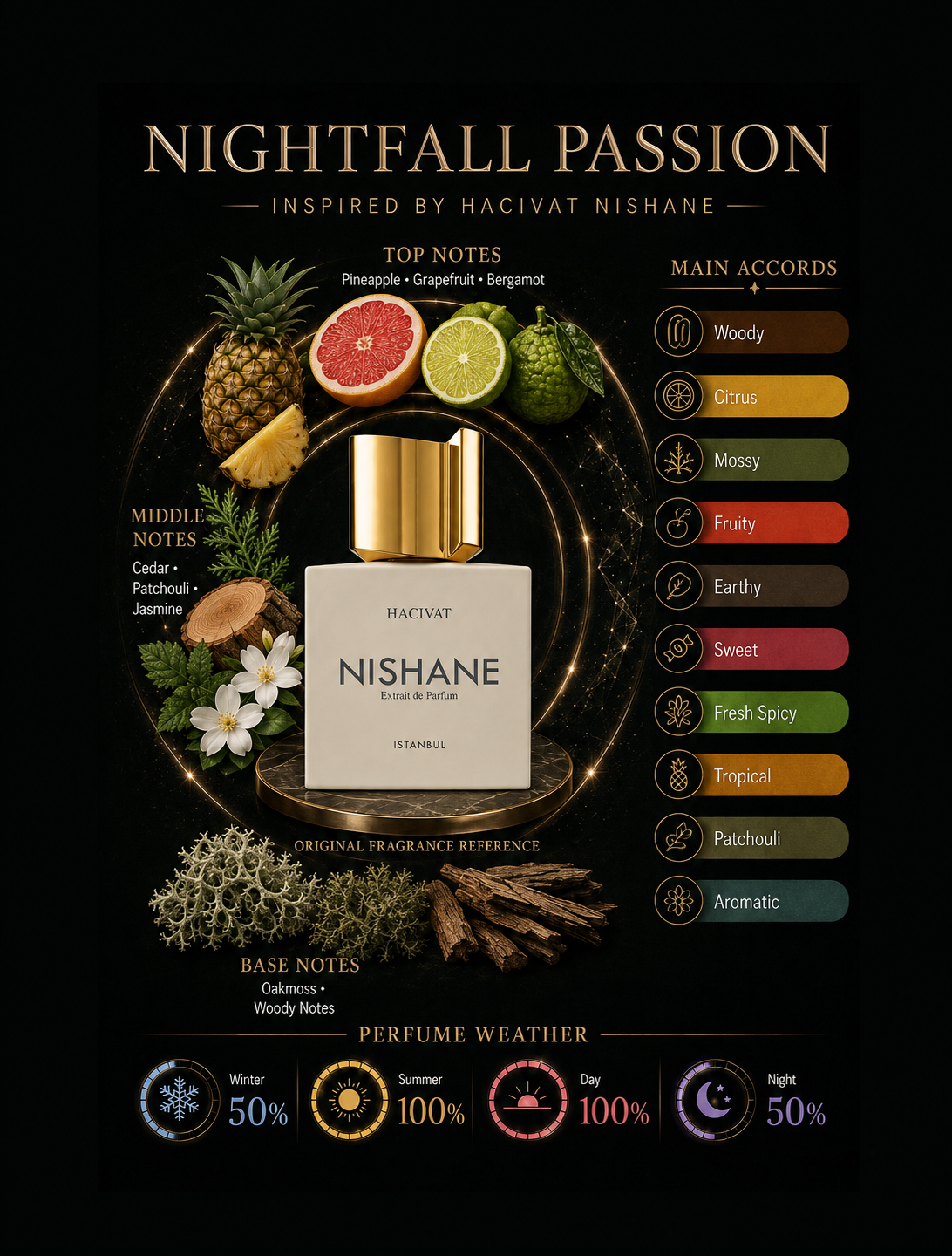 Nightfall Passion Inspired By Hacivat Nishane