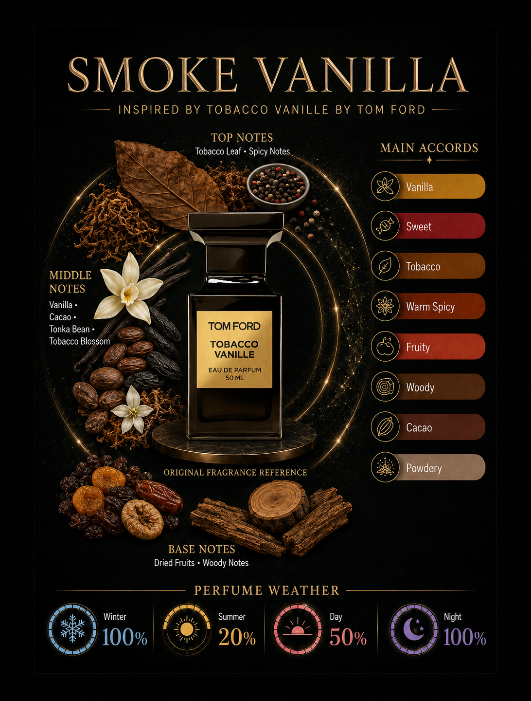 Smoke Vanilla Inspired By Tobacco Vanilla By Tom Ford