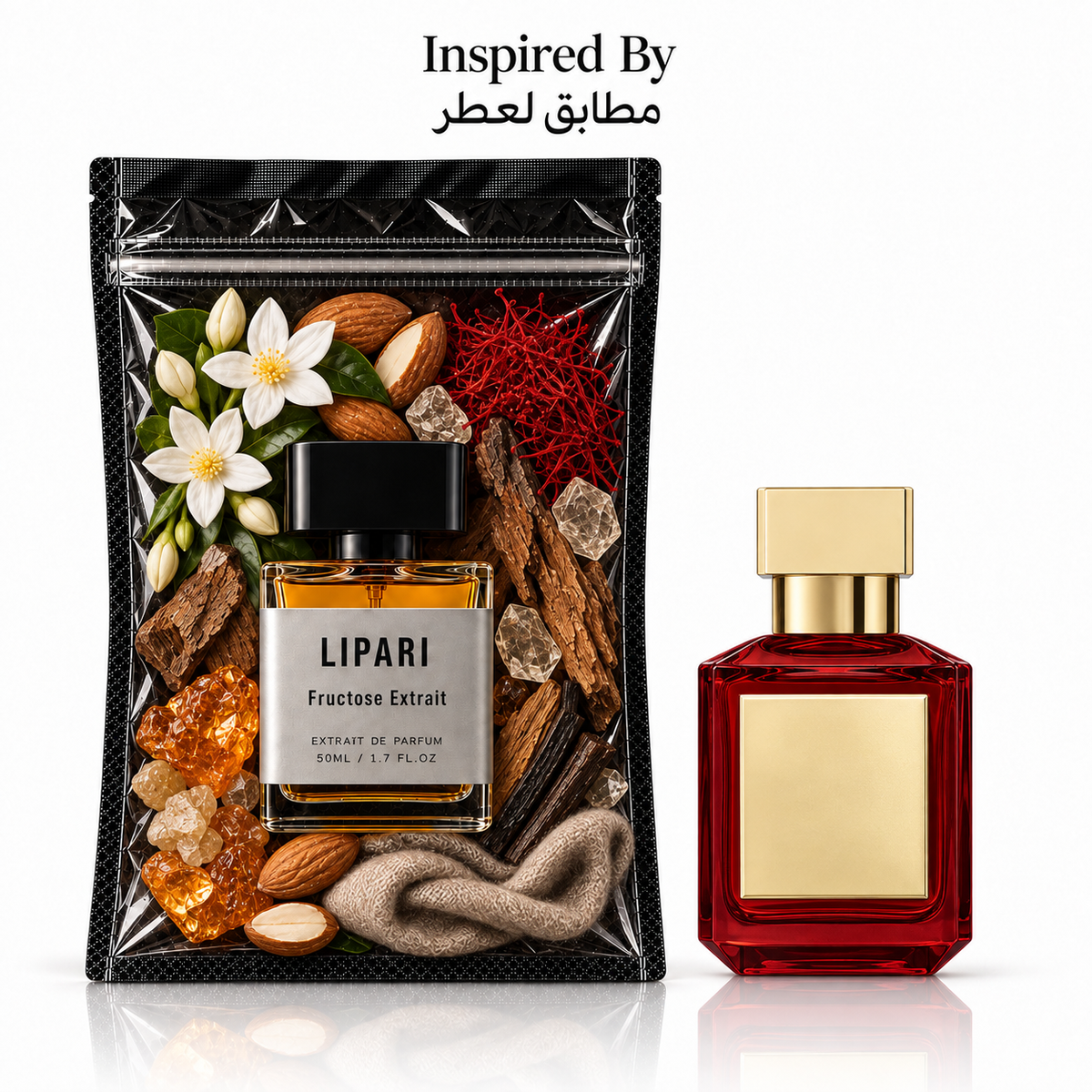 Fructose Extrait Inspired By Baccarat Rouge 540 Maison Extrait