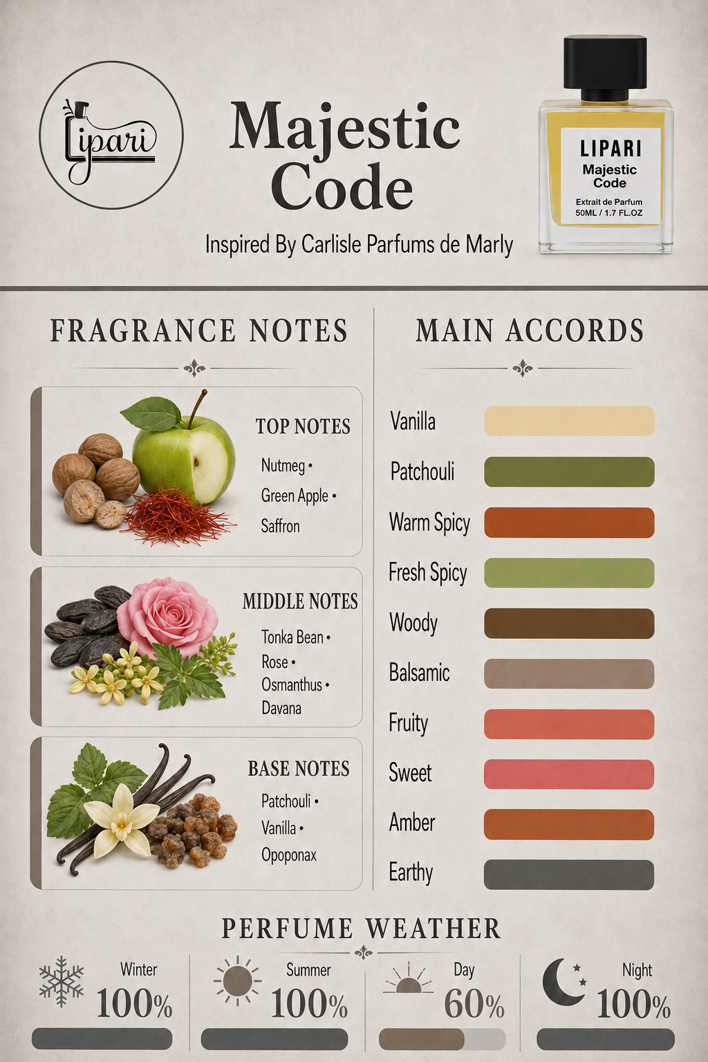 Majestic Code Inspired By Carlisle Parfums de Marly